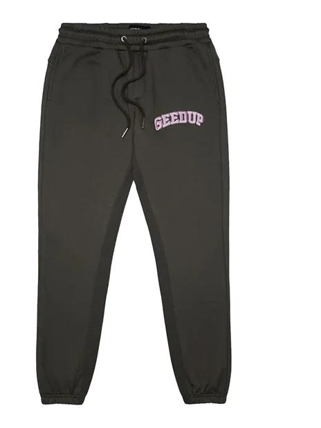 A pair of Geedup track pants originally retailed for $139.95, but were advertised on The Good Kid for $320.