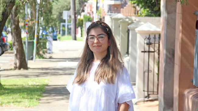 Sydney dentist Dr Mahda Firouzeei took time off to have her son and was not planning to return to work but has now been approached by authorities to help combat COVID-19. Picture: Charles Miranda