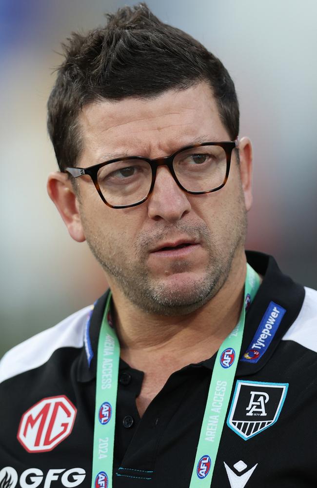 Josh Carr could be Port’s next coach. Picture: Getty Images