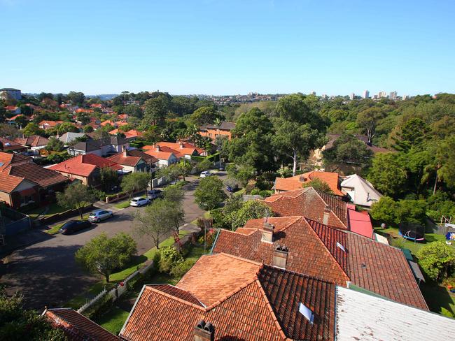 The view she loves from her home. Picture: Phillip Rogers