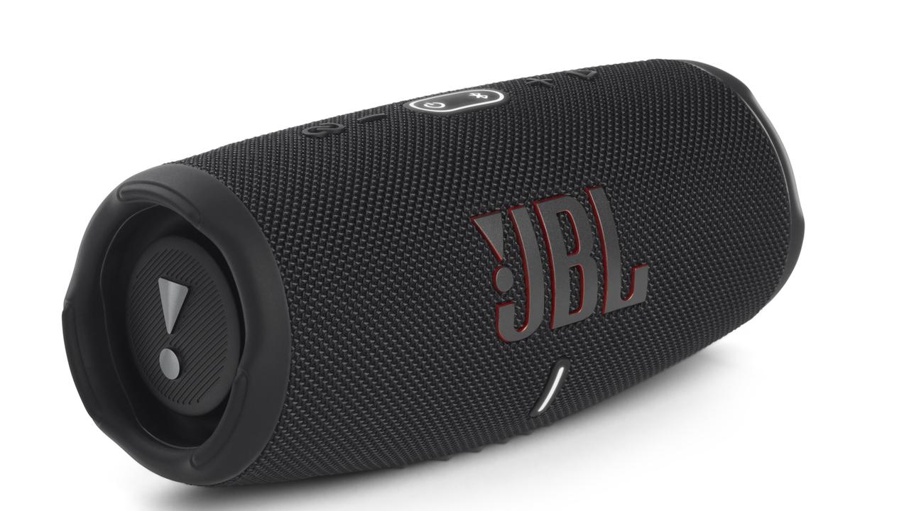 The JBL Charge 5 is a water-resistant speaker.