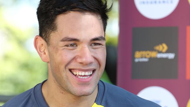 Andre Savelio at pre-season training. (Annette Dew)