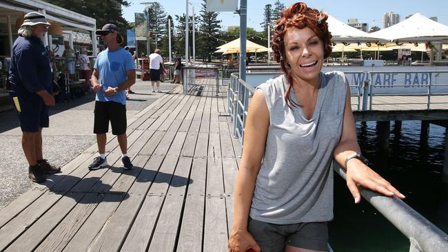 Murray on the set of <i>The Bold and Beautiful</i> at Manly Wharf. Picture: Annika Enderborg