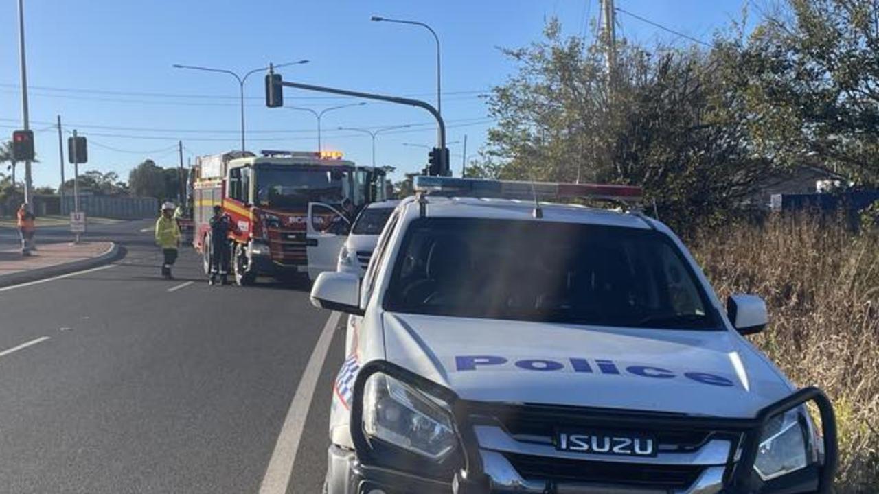 A died following a collision between a truck and motorbike on Bridge St on June 21, 2023.