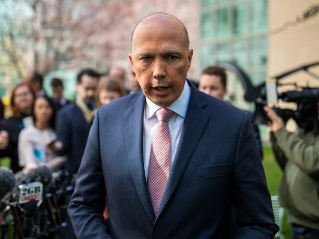 Labor and the Greens have accused Peter Dutton of misleading parliament. Picture: AFP