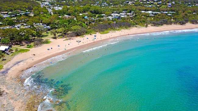 Agnes Water main beach. Picture: Aerial Media Gladstone