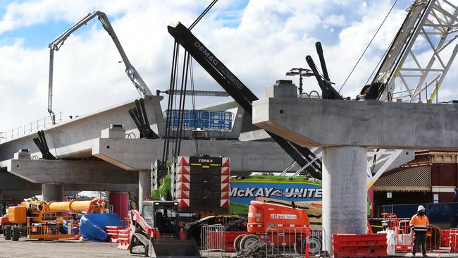 Big infrastructure projects must have clear economic benefit otherwise the money would be better spent on freight rail projects and lower port charges. Picture: NCA NewsWire / David Crosling