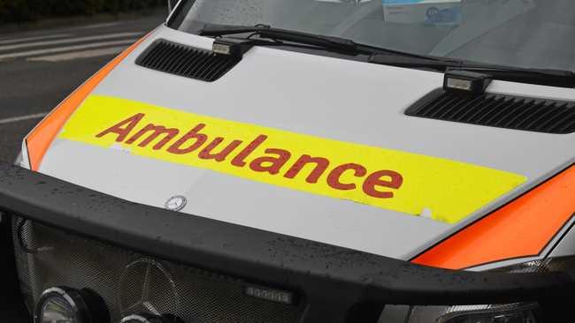 Paramedics responded to a crash on the New England Highway and Goomburra Road last night. Picture: Trevor Veale