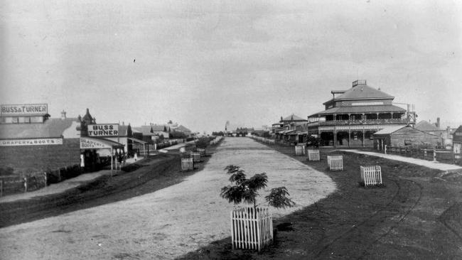 PRECIOUS PAST: The main street of Childers in 1902. Note Buss and Turner's Drapery Store on the left and the Grand Hotel on the right. Photo courtesy of John Oxley Library.Photo Contributed. Picture: Contributed