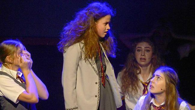 Standing up against the bad guys: Matilda at the Pilbeam. Picture: Jann Houley