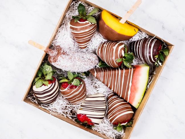 Parisi’s chocolate covered fruit. Picture: Supplied