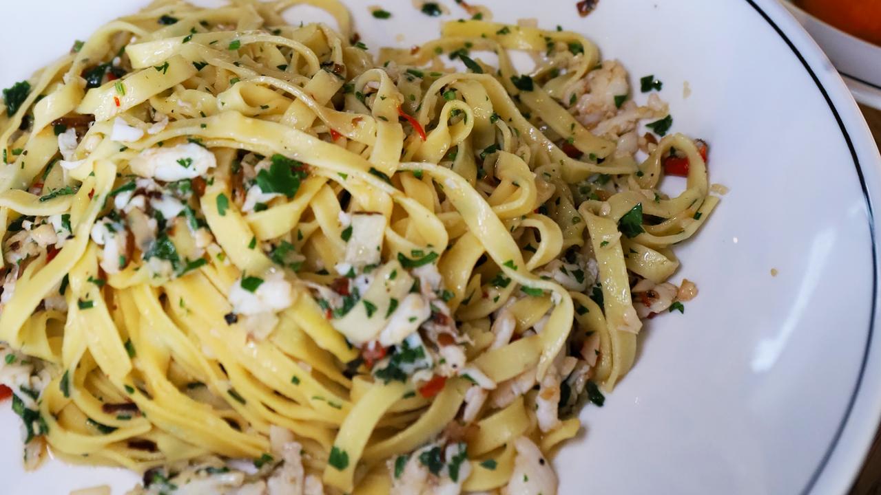 Spanner crab linguine. Picture: Jenifer Jagielski