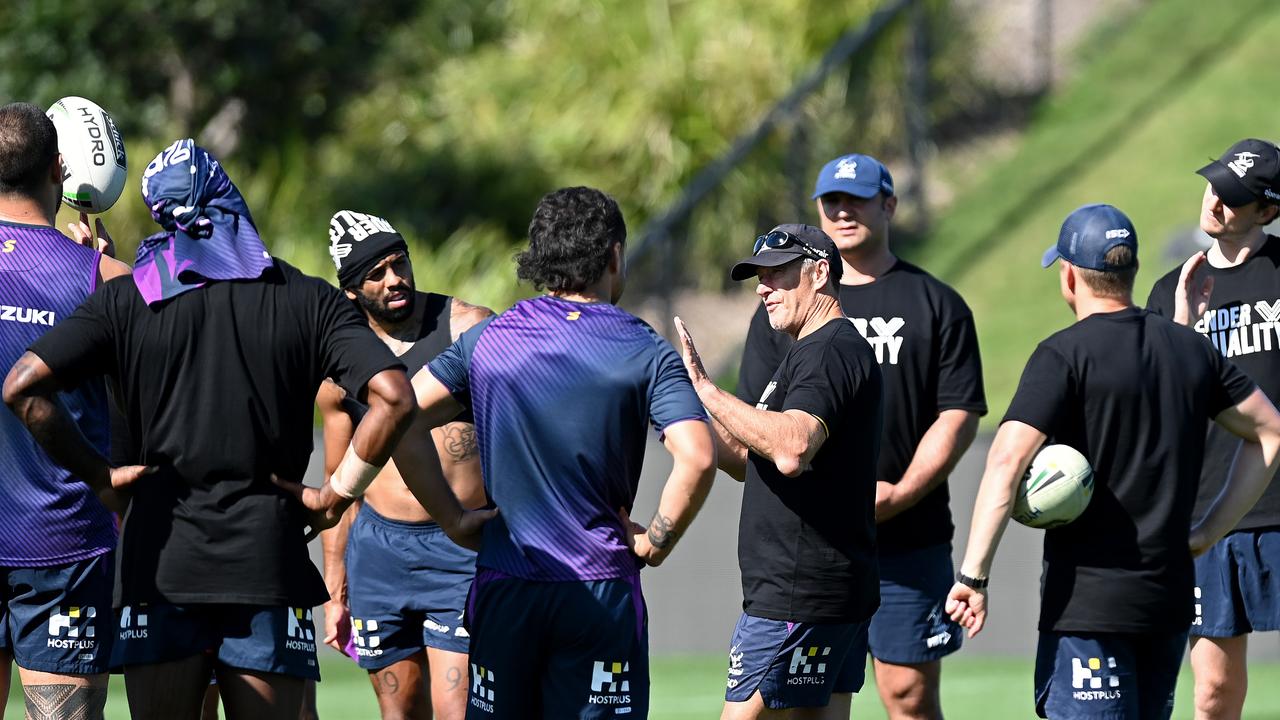 Coach Craig Bellamy runs a tight ship at the Storm. Picture: Bradley Kanaris/Getty Images