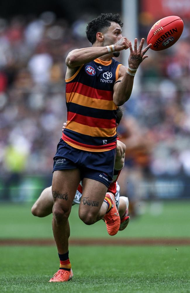 Izak Rankine was electric in a midfield role. Picture: Mark Brake/Getty Images.