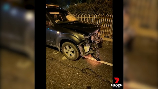 Runaway truck wheels take out driver (7News)