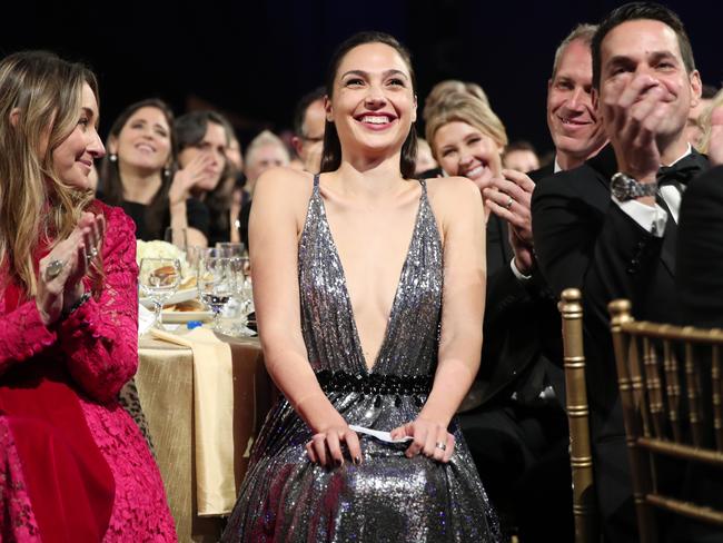 SANTA MONICA, CA - JANUARY 11: Actor Gal Gadot attends The 23rd Annual Critics' Choice Awards at Barker Hangar on January 11, 2018 in Santa Monica, California. (Photo by Christopher Polk/Getty Images for The Critics' Choice Awards )
