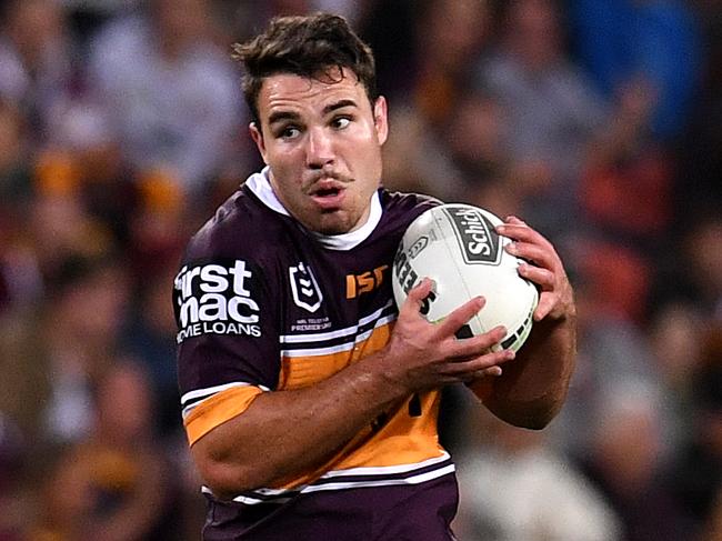 Sean O’Sullivan questioned his rugby league career after tearing his ACL for the third time, while playing for the Brisbane Broncos in 2019. Picture: Dan Peled/AAP Images