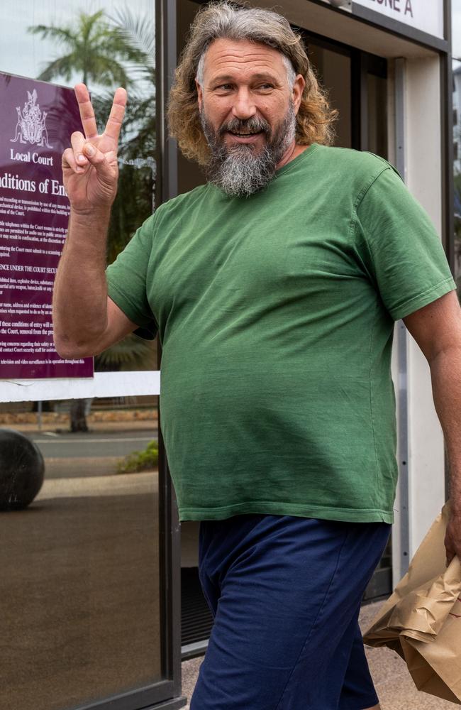 Thomas Goertz leaving Darwin Local Court. Picture: Pema Tamang Pakhrin