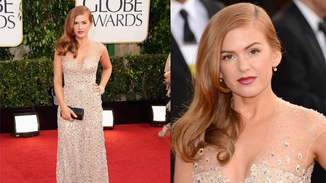 Australian actress Isla Fisher embodies Hollywood glamour on the red carpet. Picture: Getty