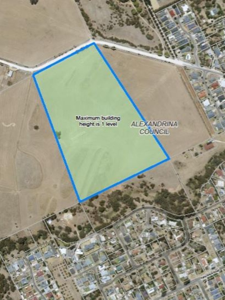 Farming land off Old Bull Creek Rd at Strathalbyn that will be turned into housing.