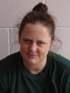 Killer Rebecca Butterfield in her Silverwater Women’s Correctional Centre fatigues.