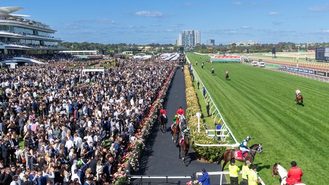 Flemington will be packed for Melbourne Cup day. Picture: Jay Town - Racing Photos