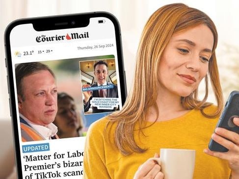 Download The Courier-Mail app to make the most of your subscription.