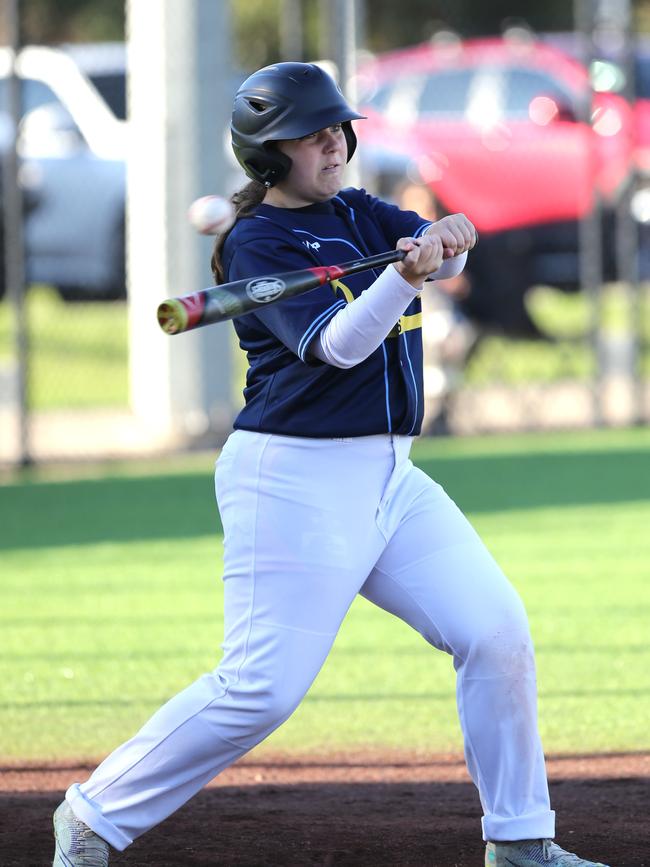 Junior baseball spread - Deakin Blues v Guild-Lara.  Picture: Mike Dugdale