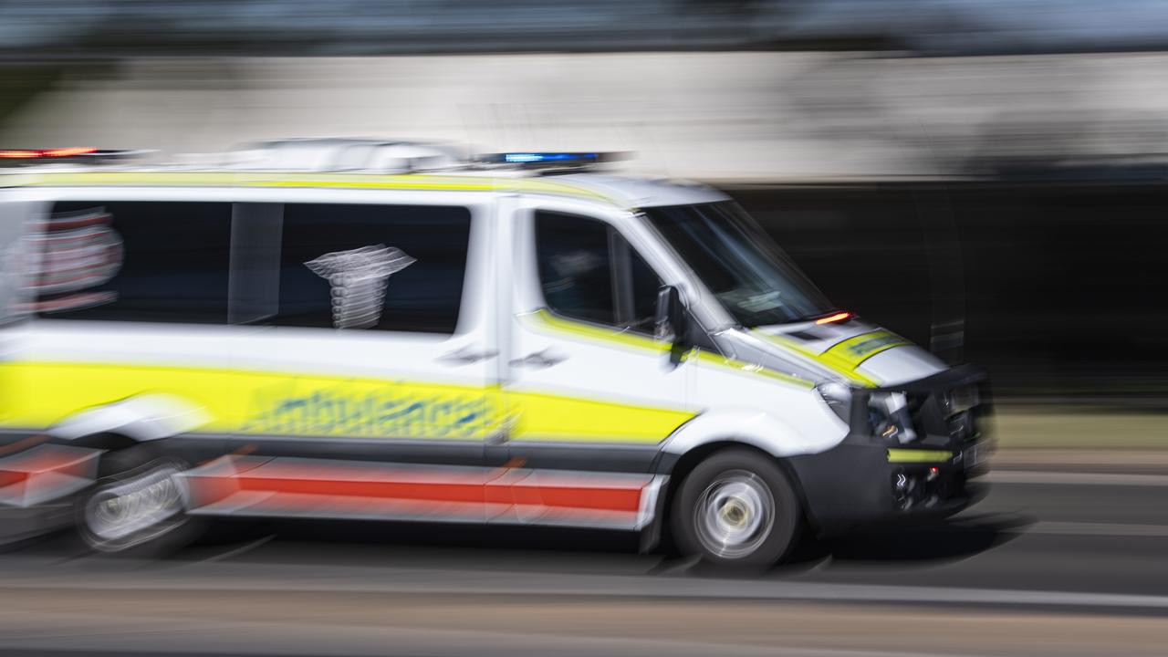 Emergency services have responded to a crash on the Warrego Highway in the Lockyer Valley. Picture: Kevin Farmer