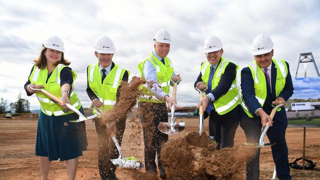 Ground was broken at the ADF’s new $370 million facility at Bundamba. Photo: Dan Peled