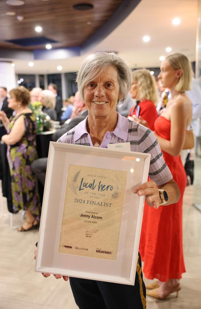 Jenny Alcorn at the Gold Coast Australian of the Year Awards 2024 at Skypoint Q1 for Gold Coast at Large. Picture, Portia Large.