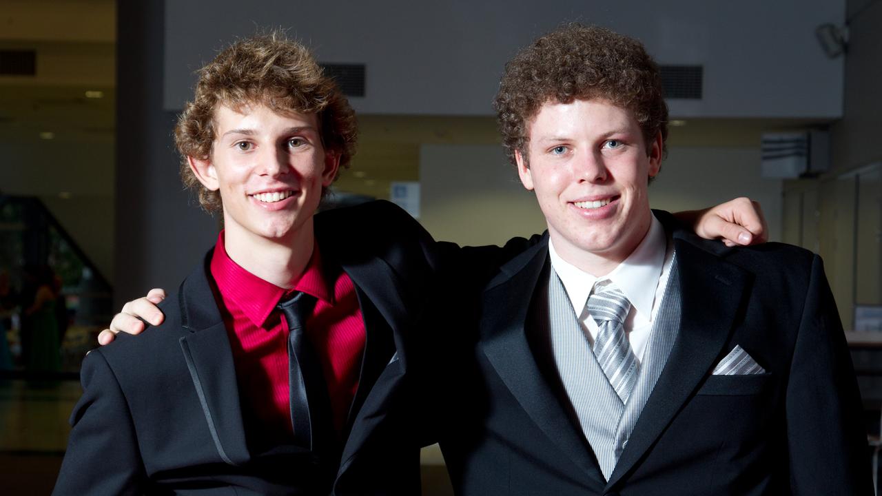 Chris Wevill and Gavin Hall at the 2012 Kormilda College formal. Picture: SHANE EECEN / NT NEWS