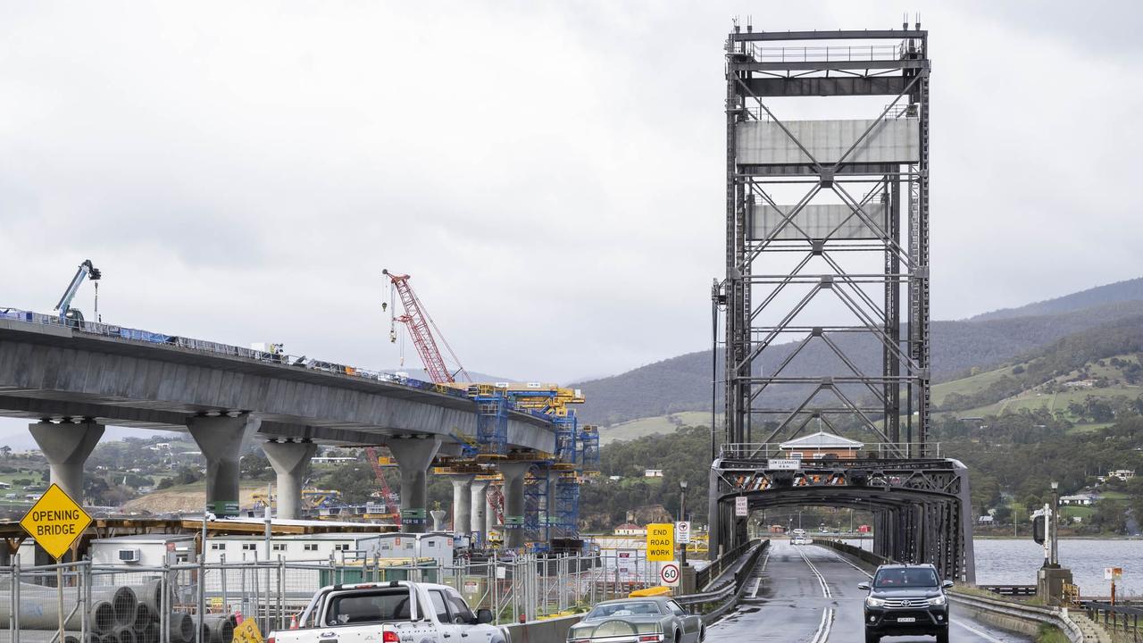 Tasmania Wet Weather - Bridgewater Bridge. Picture: Caroline Tan