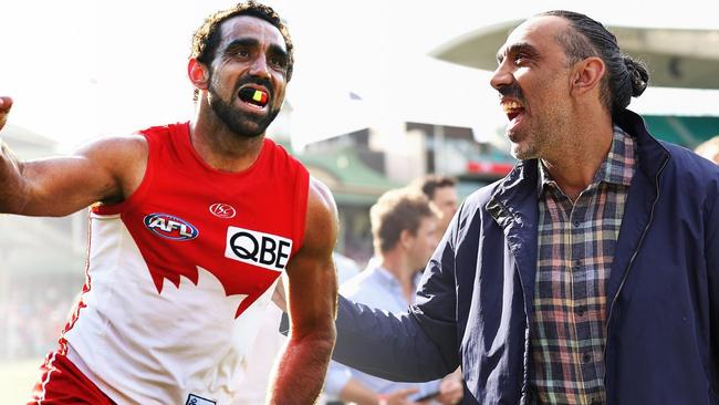 Special moment as Goodes ends public AFL exile