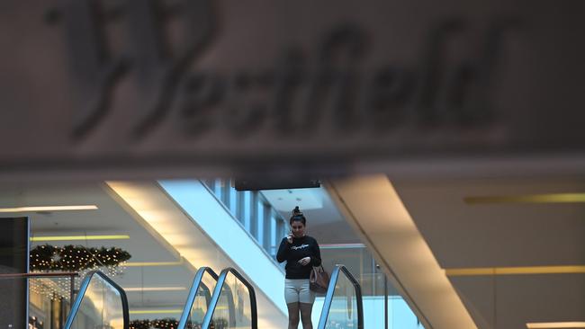 Westfield owner Scentre Group reported a 40 per cent fall in operating profit to $763.4m for the year to the end of December. Picture: NCA NewsWire / Steven Saphore