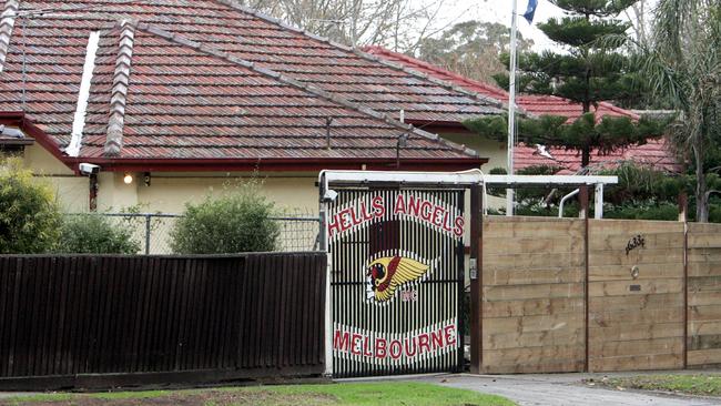 Hells Angels clubhouse in Alphington.