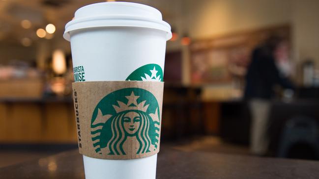 Starbucks’ business has taken a hit from the pandemic. Picture: AFP