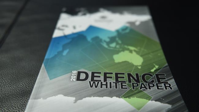 The Defence White Paper at the Australian Defence Force Academy in Canberra. Picture: AAP Image/Mick Tsikas