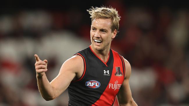 Darcy Parish is enjoying life under Brad Scott.