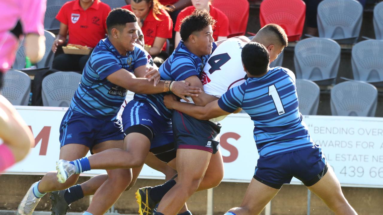 Ipswich's Tre Fotu on his way to the try line – Redcliffe 14th September 2022 Picture David Clark