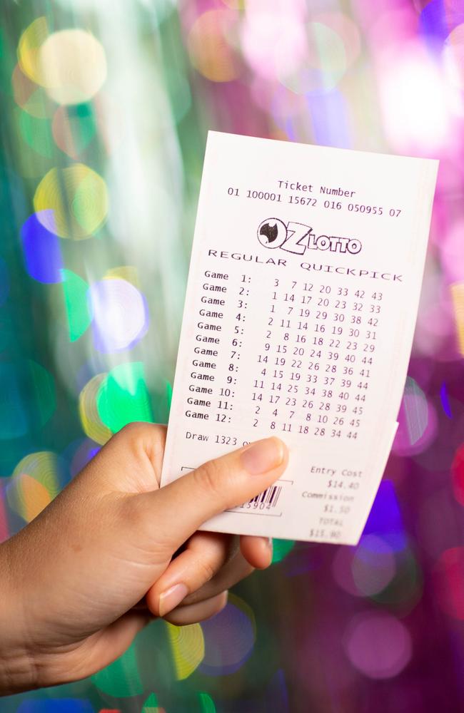 Oz Lotto streamers would have been falling in the Mackay woman’s home when she found out she had won $25 million.