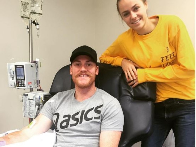 Jarryd Roughead baby: AFL star and wife Sarah welcome a son