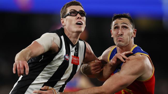 Collingwood and Brisbane Lions are set to tussle in the 2023 AFL Grand Final on Saturday. Mick McGuane has previewed the clash. Picture: Michael Klein