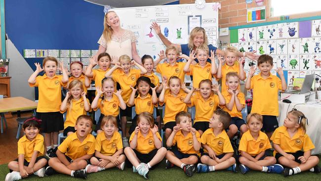 My First Year: Good Shepherd Lutheran College Prep Possums. Picture: Patrick Woods.