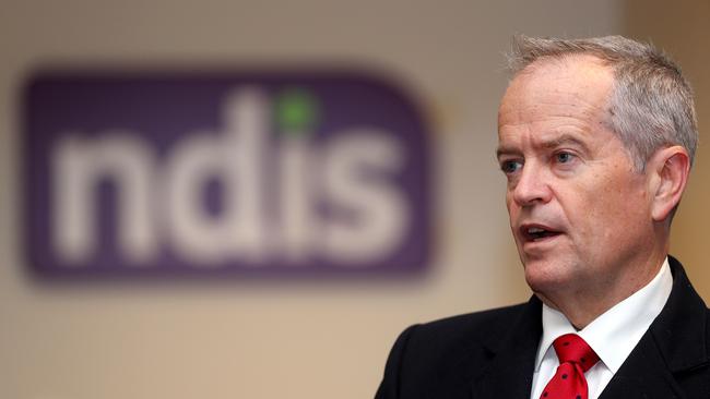 New NDIS Minister Bill Shorten at NDIA HQ in Geelong. Picture: Alison Wynd