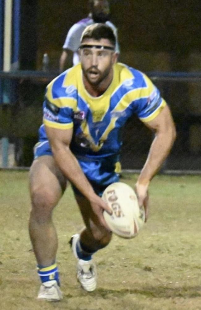 Gympie Devils hooker Haydin Elsebach in action.