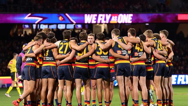 Critics of the AFL’s governance deal with the Adelaide Crows and Port Adelaide say the clubs’ entire boards should be elected by members rather than appointed by the AFL. Picture: Sarah Reed/AFL Photos via Getty Images