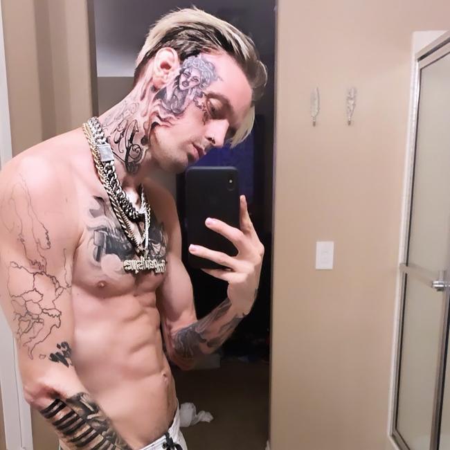 Aaron Carter’s cause of death has yet to be determined. Picture: Instagram