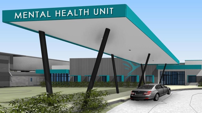 An artist impression of Darwin Private Hospital's new $16 million Mental Health Unit. Picture: Supplied