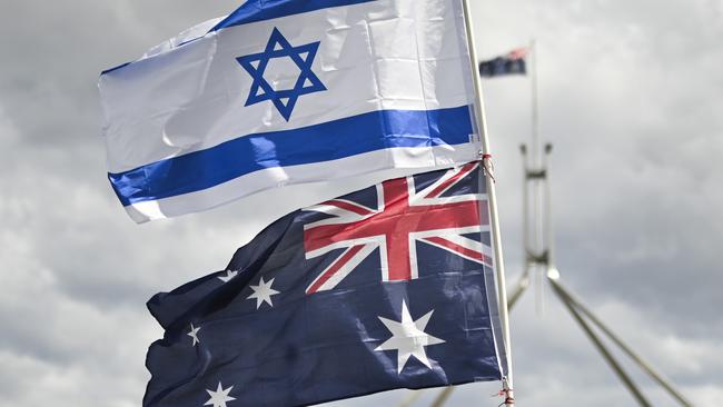 Relations between the Albanese and Netanyahu governments plummeted in 2024 after a spate of anti-Semitic incidents in Australia’s biggest cities. Picture: NewsWire / Martin Ollman